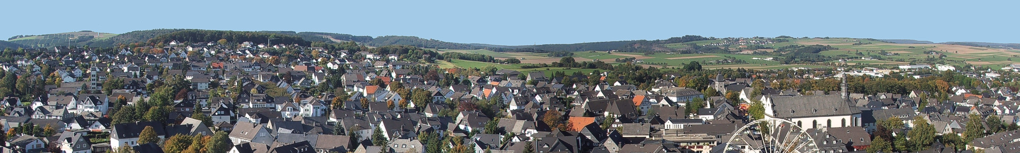 Blick über die Stadt Brilon